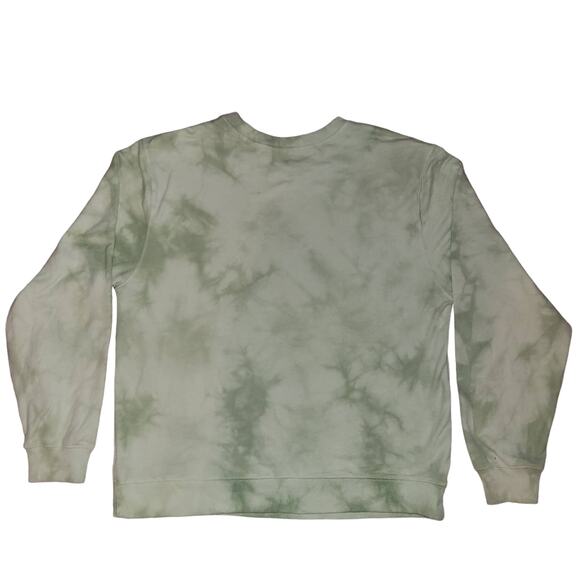 The Simpsons Lisa simpsons sweatshirt tie dye green size XL - Picture 5 of 5